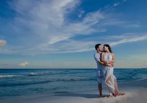 romantic photoshoot cancun