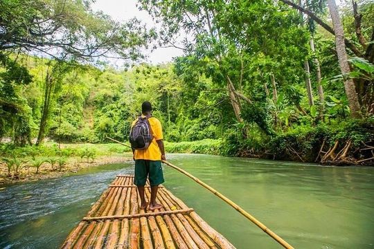 Great River Rafting with Limestone Massage & Rasta Safari Experience Combo Tour