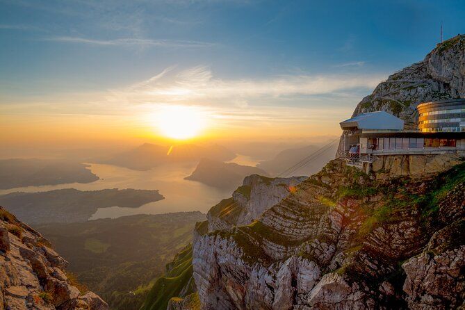 Zurich: Mount Pilatus Golden Trip & Skyglass Roof bus