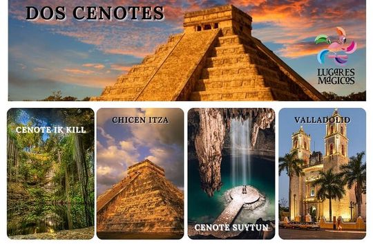 Chichen Itza + Cenote Suytun & Cenote Ik Kil + Valladolid