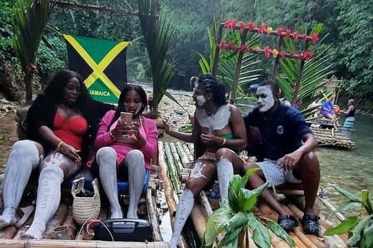 River Rafting Limestone Massage and Shopping Tour in Montego bay