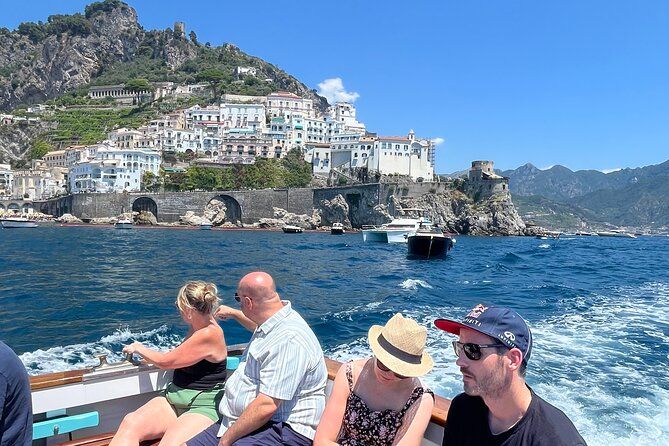 Amalfi Coast Adventure: Coastal Drive & Boat Cruise from Salerno