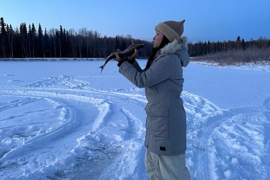 Fairbanks Ice Fishing with Transportation
