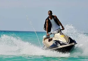Jet skiing & Shopping on the Beach
