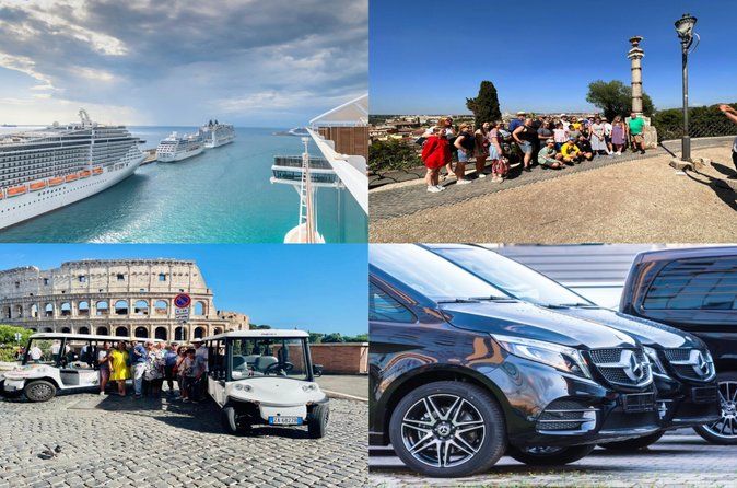 Exclusive 6 hours tour of Rome in Golf cart for Cruisers