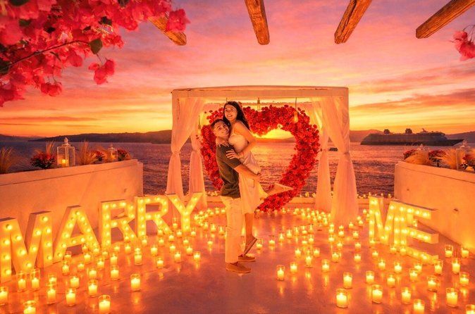 Santorini amazing Proposal