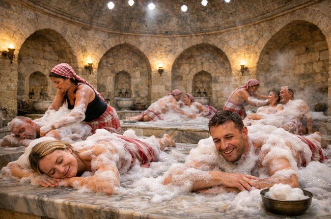 Alanya: Turkish Bath with Foam and Aromatherapy Massages