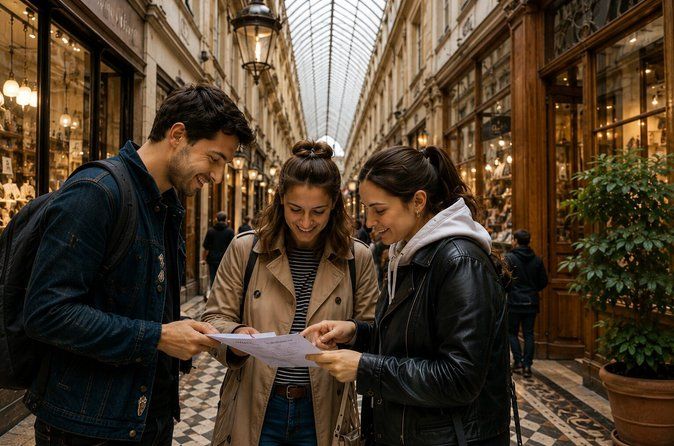 Explore the Covered Passages of Paris with a track game