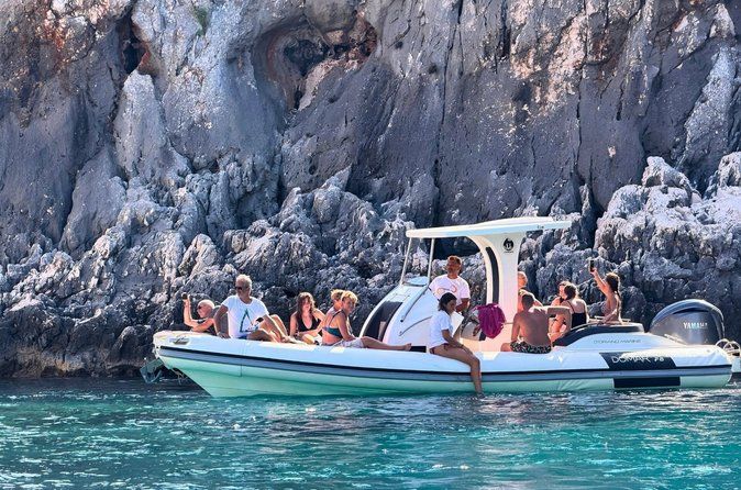 From Arbatax: RIB tour to Cala Mariolu and Cala Goloritzè