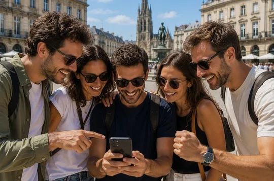 Escape Game Magic Team in the streets of Bordeaux