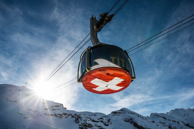 Zurich: Lucerne & Mount Titlis with Rotair Cable Car & Ice Flyer