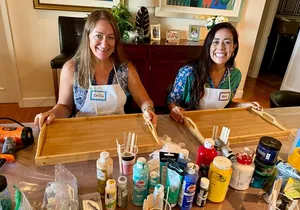 Epoxy Resin Cheese Board Art Class