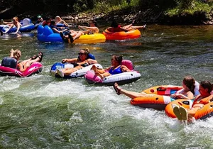 River Rapids Waterfalls Tubing and Beach Private Tour