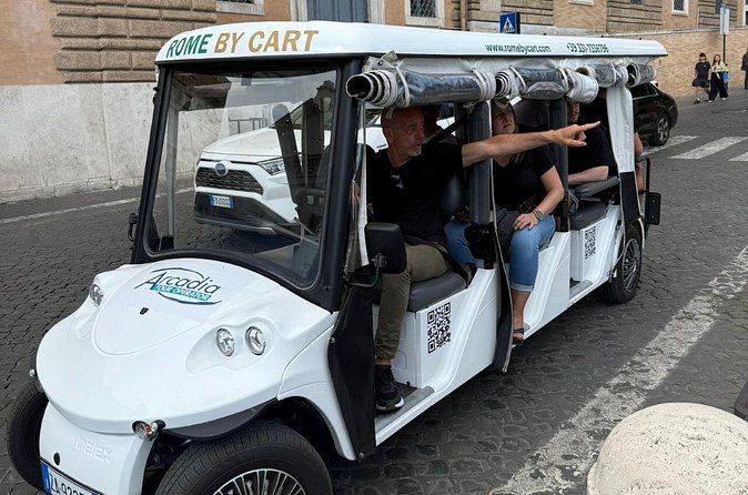 3 Hour Private Guided Tour of Rome on a Golf Cart