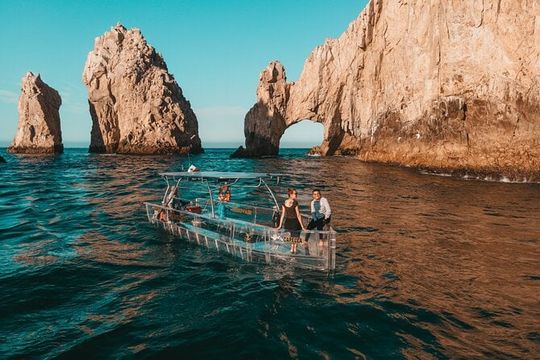 Experience the Clear Boat adventure & Cabo San Lucas City Tour