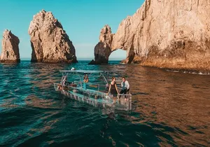 Experience the Clear Boat adventure & Cabo San Lucas City Tour
