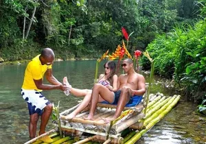 Lethe Rafting with Limestone Massage & Negril 7 mile beach with Rick's Cafe