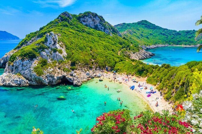 Corfu Shore Excursion with Beach Retreat or Boat Cave Trip