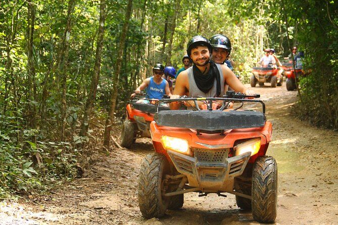 ATV Tour from Cancun with Zipline and Cenote Swim
