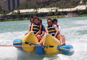 Combo Banana Boat Ride and Bumper Tube Ride in Hawaii