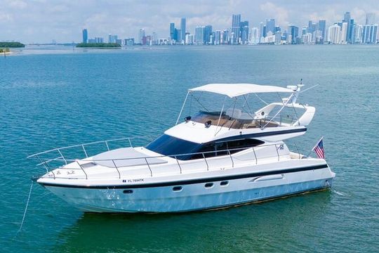 50ft Miller Blue | Miami Yacht Rental | 3 to 6 Hours | 13 Ppl