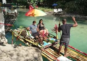 Jamaica Bamboo Rafting with Bus Transportation