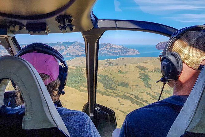 Christchurch to Akaroa with Garden City Helicopters Christchurch