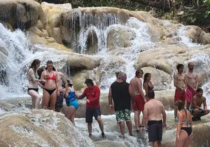 Blue Hole Secret Falls and Dunn's River Falls from Falmouth