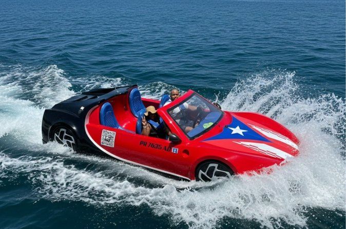 San Juan Watersports Car Rentals Red Bugatti