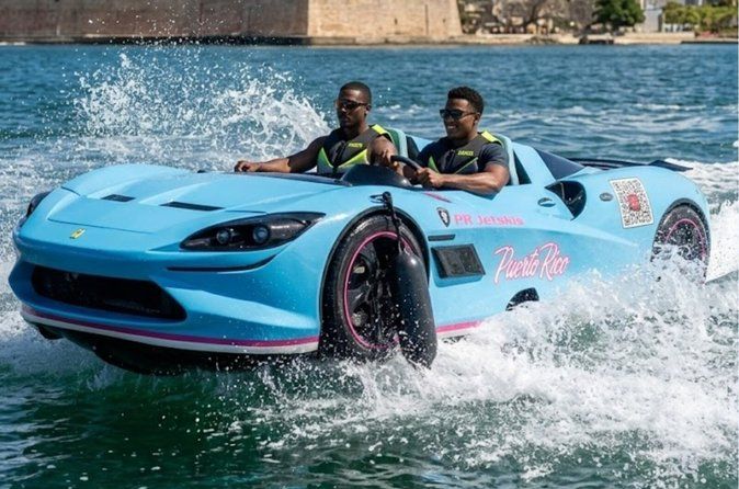 San Juan PR Watersports Car Rental Blue McLaren