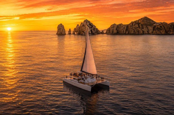 Los Cabos Sunset Cruise with Landmark Views and Guide