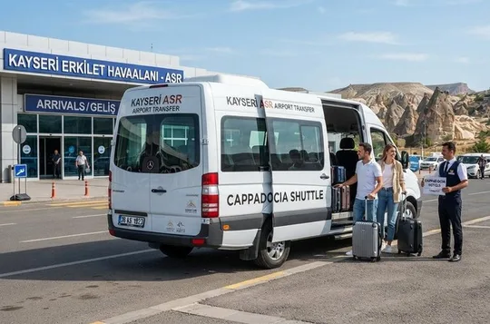 Shuttle Transfer from Kayseri (ASR) Airport to Cappadocia Hotels