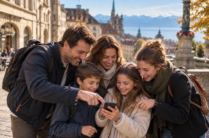 Escape Game Theme Team Magic in the streets of Lausanne
