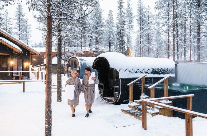 Rovaniemi Sauna World with a Hot Tub, Jacuzzi and Cold Pool