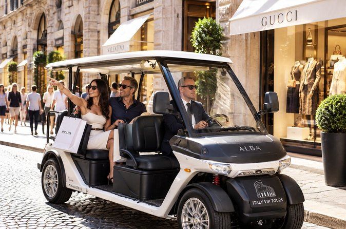Rome Private Shopping Golf Cart Tour: Fashion & Boutiques