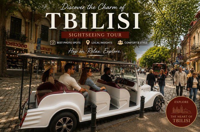 Tbilisi: Sightseeing with Electric Car with Local stories