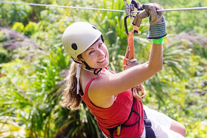 Jungle Zipline and River Tubing Private Tour