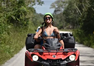 ATV Tour from Cancun with Zipline and Cenote Swim