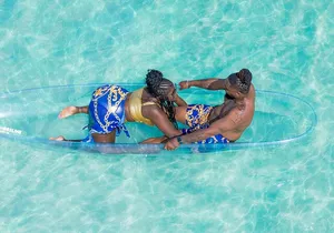 Couples Clear Kayak Photoshoot In Montego Bay
