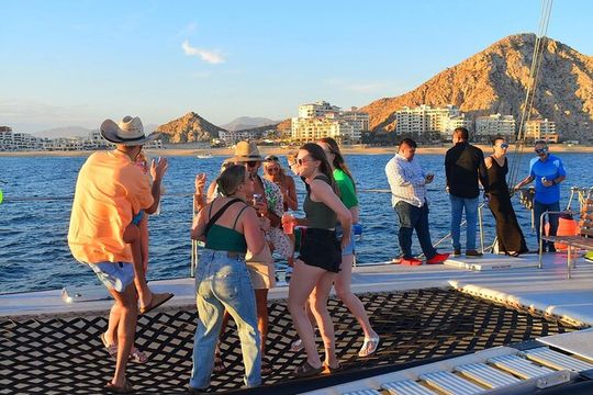 Cabo Catamaran Tour: Snorkeling & Unlimited Drinks Included