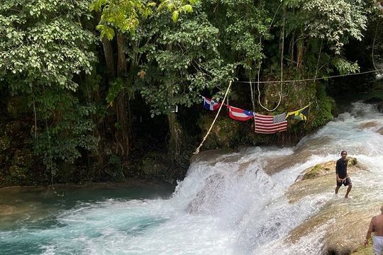 Private Dunns River Fall, Blue hole in Ocho Rios from Montego Bay