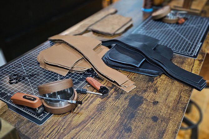 Leather Handbag Sip and Stitch Class