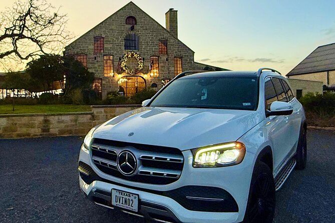 2 to 5 Guests Fredericksburg Private Mercedes SUV Wine Tour