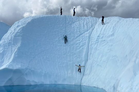 Matanuska Glacier Backcountry Ice Climb
