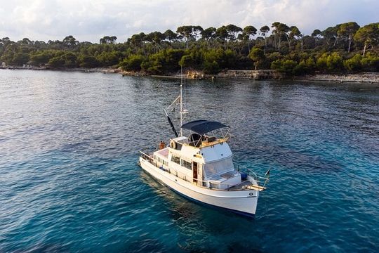 Private boat trip Lerins Islands ,cap d'Antibes,Esterel