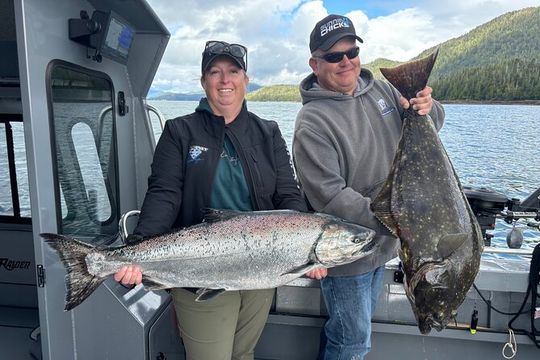 Ultimate Ketchikan Salmon and Halibut Fishing Adventure