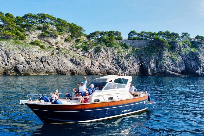 Capri Private Boat Tour On 36ft Italian Boat from Sorrento
