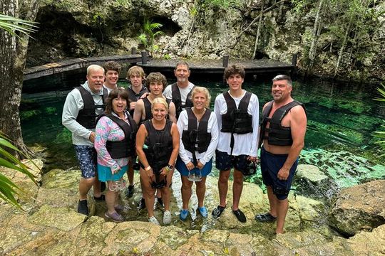 Private Tour to Tulum Site, Mayan EcoPark, Canoeing and Cenotes