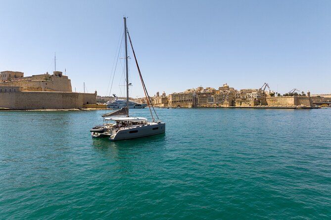 4.5 Hour Catamaran Harbour Cruise in Malta