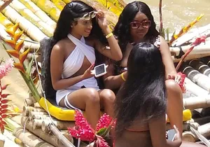 Great River Bamboo Rafting And Limestone Foot Massage Tour From Montego Bay